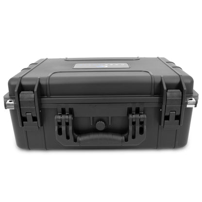 Waterproof Hard Shell Projector Case Compatible with Optoma/ViewSonic/NEC Home Theater Projectors up to 15" - Customizable Diced Foam Interior