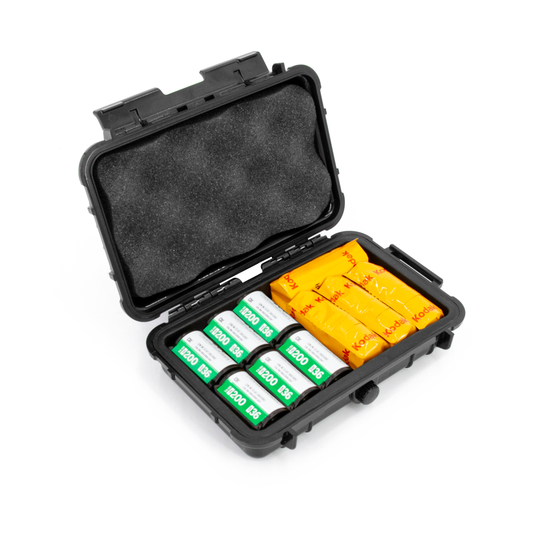 Hard Shell 35mm Film Case for 35mm and 120 Film - Waterproof Protection for Photography Film