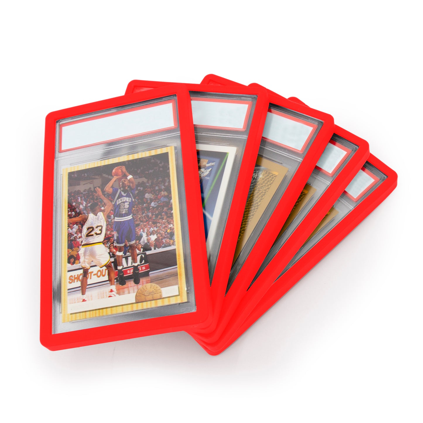 PSA Slab Bumper Guards 5-Pack Compatible with Yugioh, MTG, Pokémon & Sports PSA Graded Cards, Includes 5 PSA Slab Guard Bumper Protectors