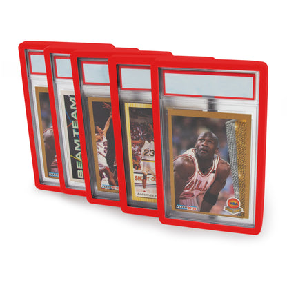 PSA Slab Bumper Guards 5-Pack Compatible with Yugioh, MTG, Pokémon & Sports PSA Graded Cards, Includes 5 PSA Slab Guard Bumper Protectors