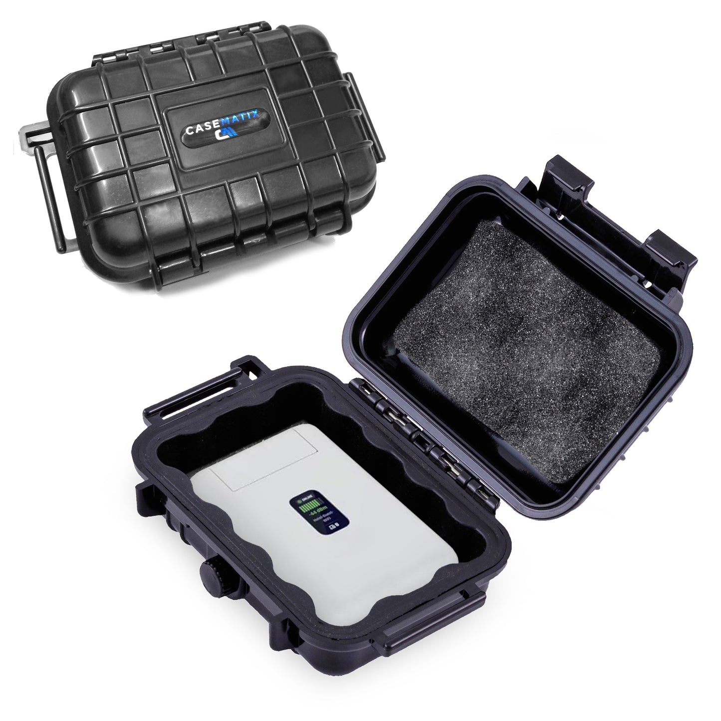Wi-Fi Hotspot Travel Case Compatible with Ubiquiti UniFi UTR Travel Router – Waterproof Hard Shell Carrying Case for Portable VPN Router WiFi Router