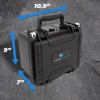 25 Pistol Magazine Storage Case or 20 Magazine & 1 Pistol Case - Waterproof Gun Magazine Storage for 25 9mm Magazines - Case Only