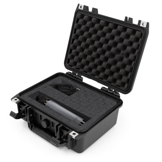 11" Waterproof Studio Recording Case Compatible with Blue Ember Xlr Condenser Microphone and Small Accessories