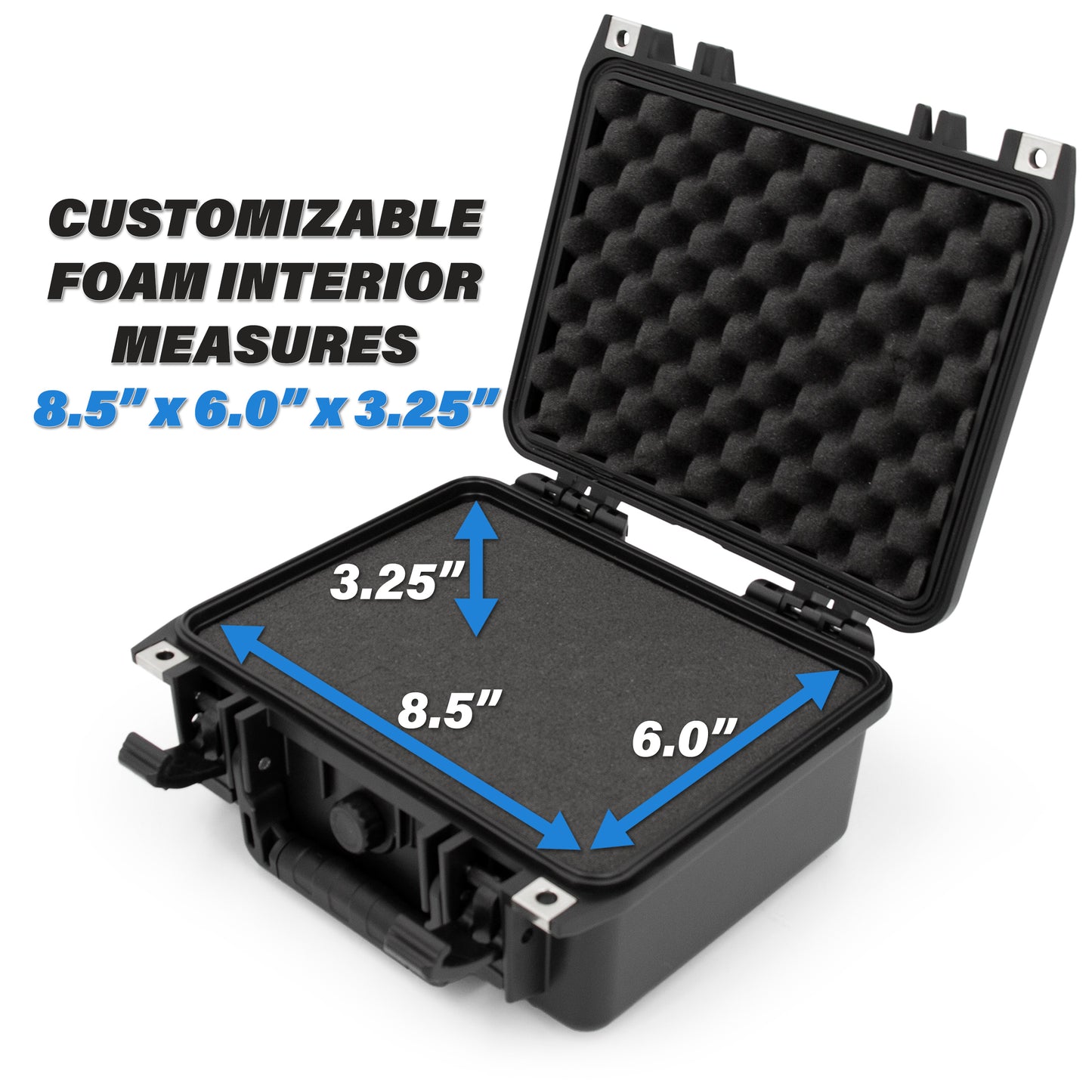 Graded Coin Case Compatible with 40+ PCGS or NGC Coin Slabs , Waterproof Coin Storage Box with Customizable Foam Will Fit Most Coin Holders