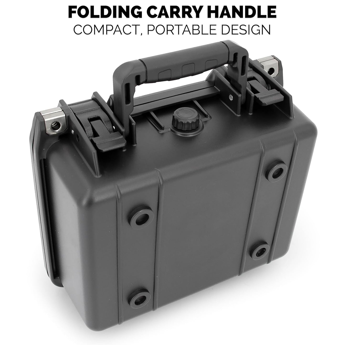 Waterproof Travel Case Compatible with NVIDIA DGX Spark Personal AI Desktop and Power Adapter - Crushproof Hard Shell Carrying Case with Custom Foam