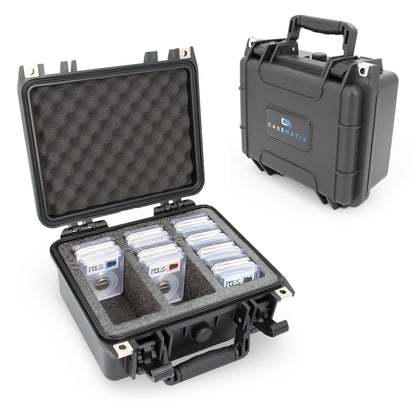 Graded Coin Slab Case for 42 PCGS & NGC Coin Holders – IP67 Waterproof Coin Storage Box for Coin Collectors, Coin Slabs and Collection Supplies