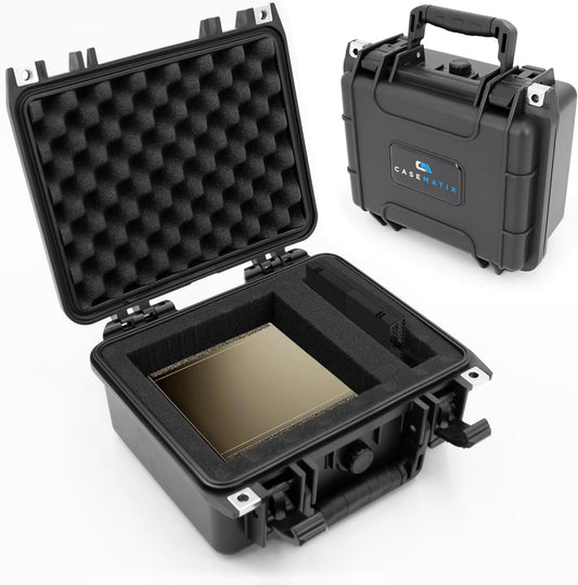 Waterproof Travel Case Compatible with NVIDIA DGX Spark Personal AI Desktop and Power Adapter - Crushproof Hard Shell Carrying Case with Custom Foam