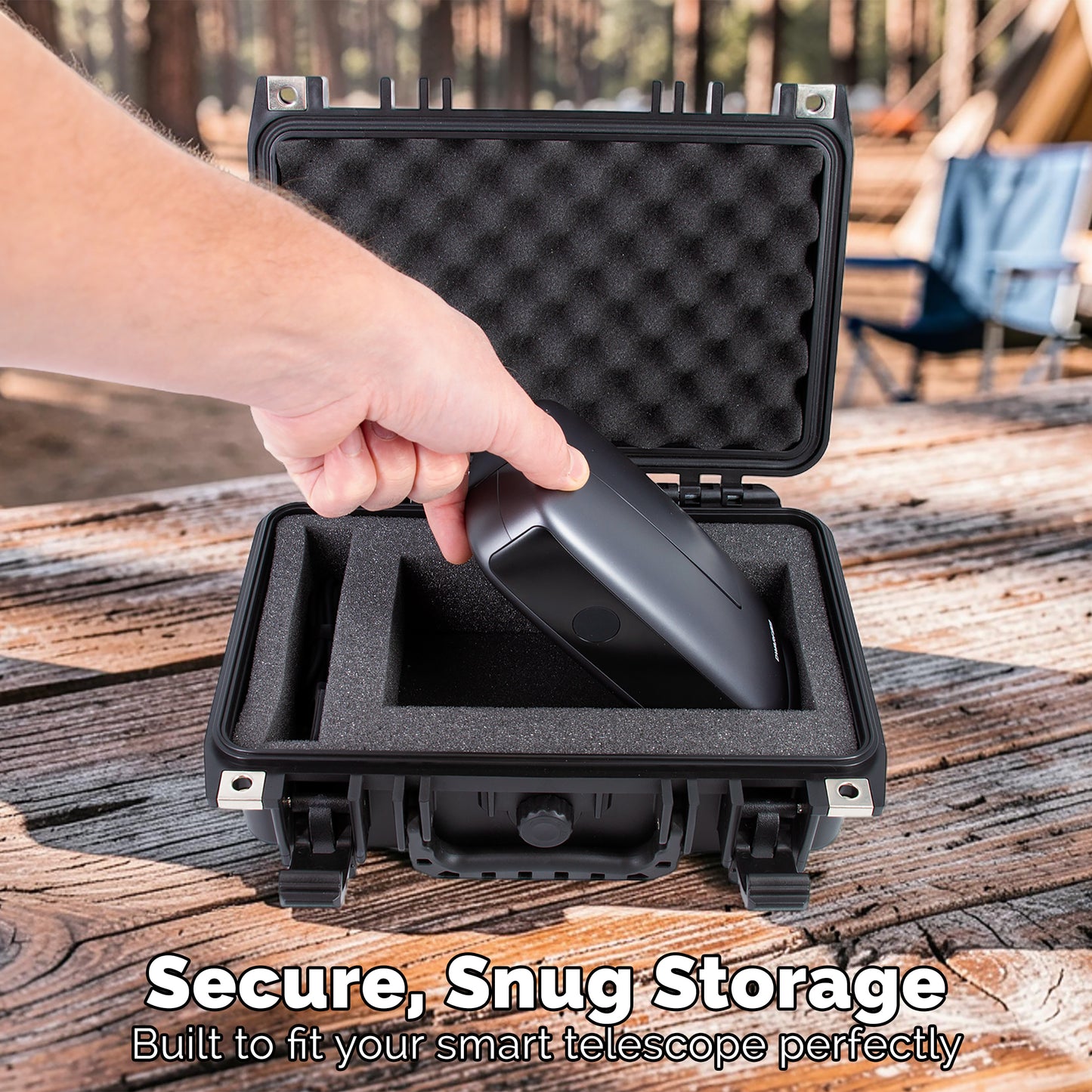 Hard Case Compatible with DWARFLAB Dwarf Mini Smart Telescope – Waterproof Travel Case with Custom Foam, Shockproof Storage for Astronomy Gear