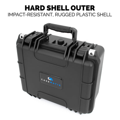 Graded Coin Case Compatible with 55+ PCGS or NGC Coin Slabs, Waterproof Coin Storage Box with Customizable Foam