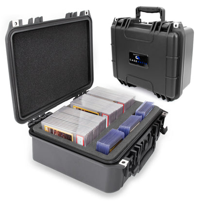 Graded Card Case Compatible with 40+ BGS PSA SGC FGS One Touch Graded Sports Trading Cards, Waterproof Graded Slab Card Storage Box