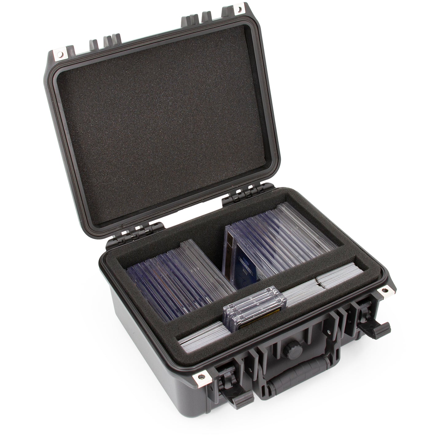 Graded Card Case Compatible with 40+ BGS PSA SGC FGS One Touch Graded Sports Trading Cards, Waterproof Graded Slab Card Storage Box