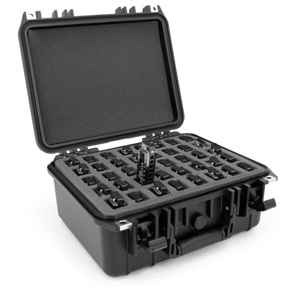 Large Harmonica Case for Multiple Harmonicas Compatible with Up to 40 Hohner, Fender and Other Harmonicas p to 5 inches - Hard Case Only