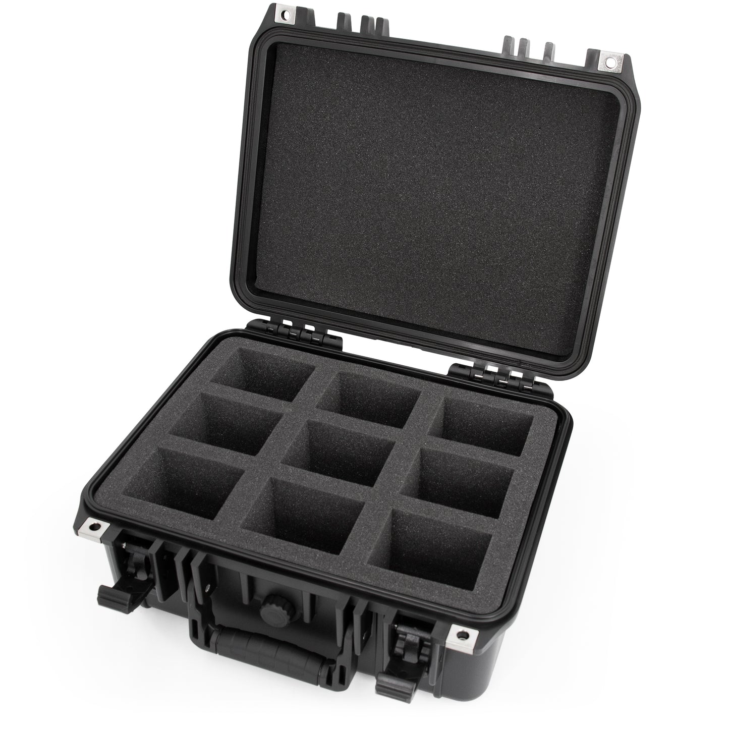 N64 Game Storage Case Fits 27 N64 Cartridges – Hard Shell Cartridge Case with 9 Precut Compartments, Waterproof Holder for Secure N64 Game Storage