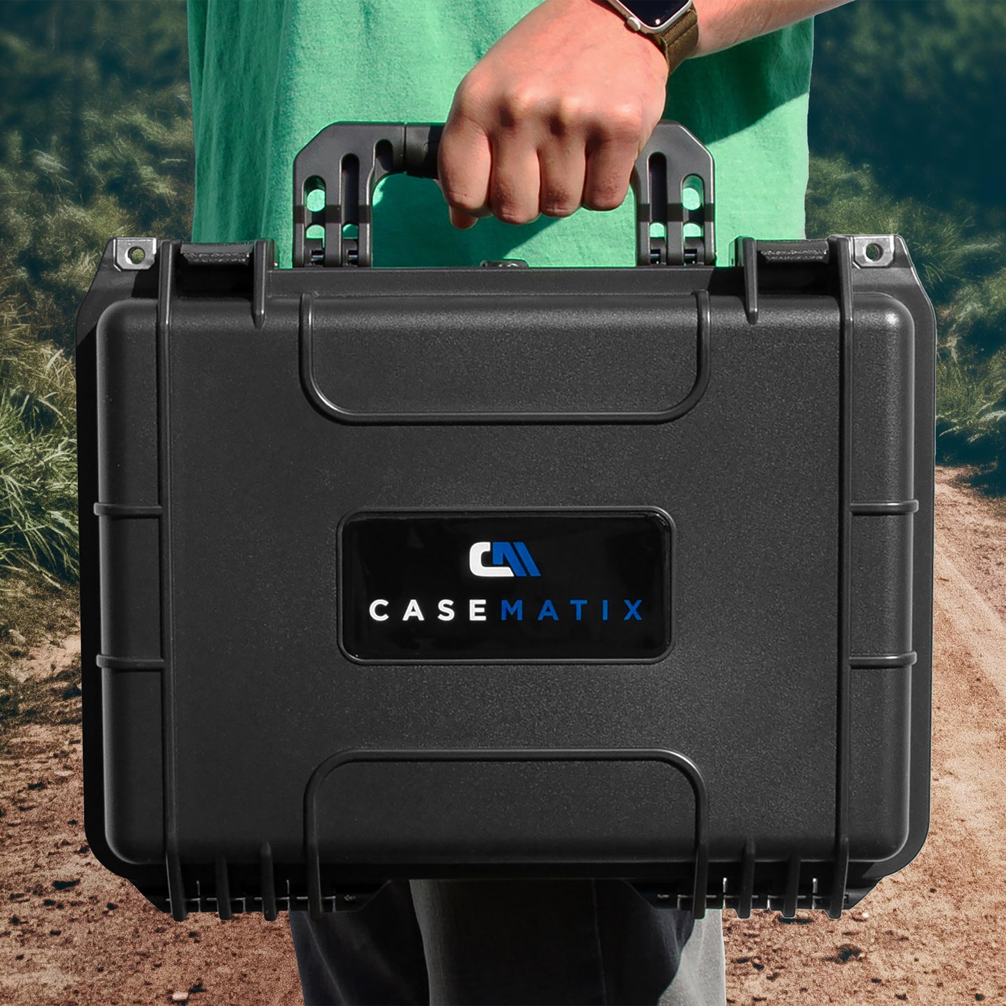 16" Customizable 4 Pistol Multiple Pistol Case - Waterproof & Shockproof Hard Gun Cases for Pistols, Magazines and Accessories with Two Layers of Foam