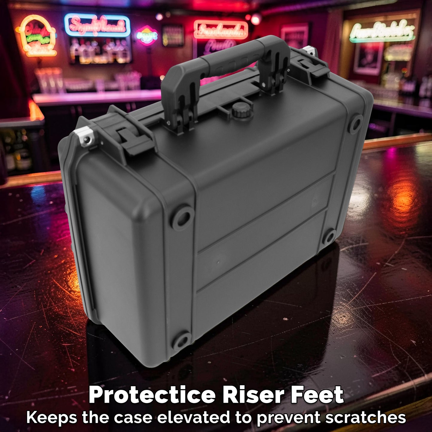 XL Harmonica Case for Multiple Harmonicas Compatible with Up to 48 Hohner, Fender and Other Harmonicas Up to 6 inches with Accessory Storage