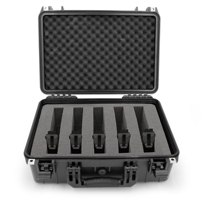 18" 6 Pistol Multiple Pistol Case - Waterproof & Shockproof Hard Gun Cases for Pistols, Magazines and Accessories with Customizable Foam