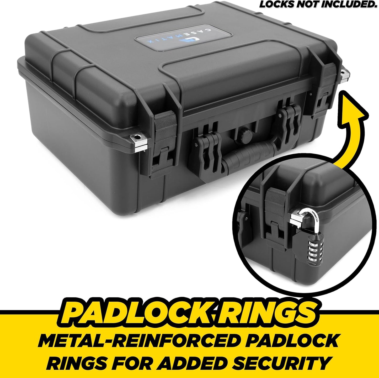 MATIX 18" Hard Shell Waterproof Ammo Case – Durable Ammo Storage Box/Ammo Box for Secure Transport and Long-Term Organization of Ammunition