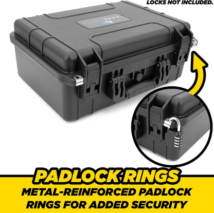MATIX 18" Hard Shell Waterproof Ammo Case – Durable Ammo Storage Box/Ammo Box for Secure Transport and Long-Term Organization of Ammunition