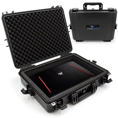 Elite Custom Waterproof Laptop Case Compatible with Acer Predator Helios 300, Helios 500, Nitro 5 and More Gaming Laptops 15.6"-17.3"