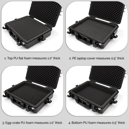 Waterproof Hard Shell Case for Razer Blade 18 Laptop – Rugged Travel Bag with Custom Foam Protection for 17–18″ Gaming Laptops