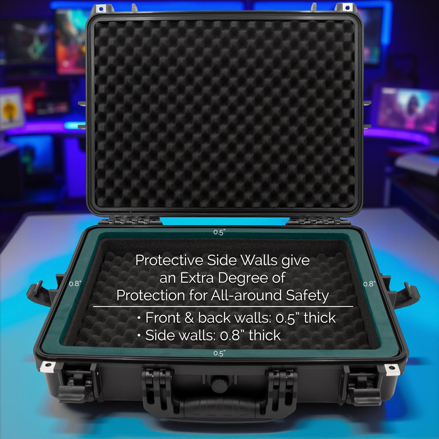Hard Shell Case Compatible with Wacom Cintiq Pro 17 Drawing Tablet - Waterproof Tablet Travel Bag for Digital Art Gear with Custom Foam Protection