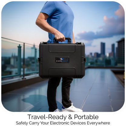 Waterproof IP67 Laptop Hard Case for 15.6-17.3 inch Gaming Laptops - Laptop Case with Foam Compatible with Asus Acer MSI Alienware Gaming & More