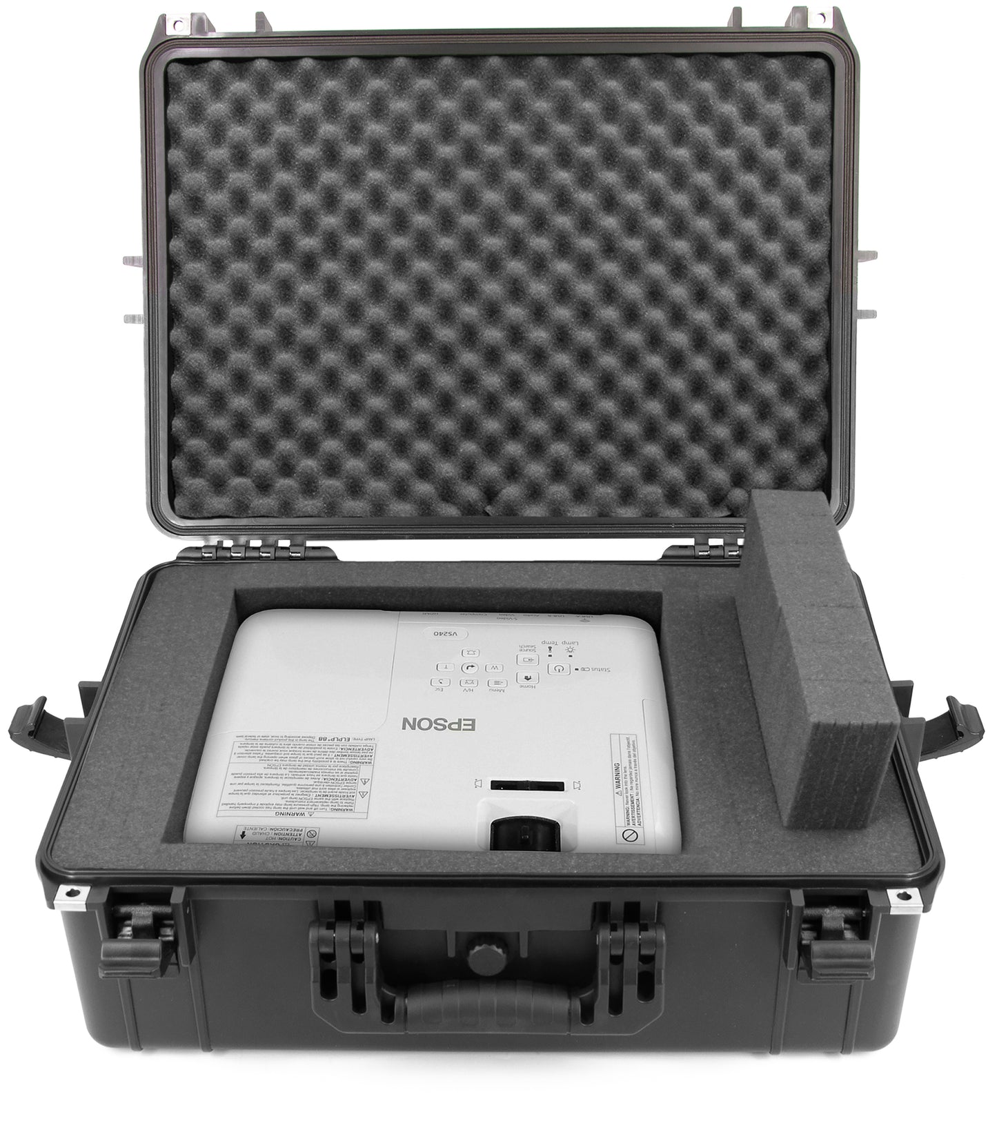 Waterproof Projector Case Compatible with Epson Home Cinema 2100 & 2150 Select PowerLite Projectors with Protective Foam Interior