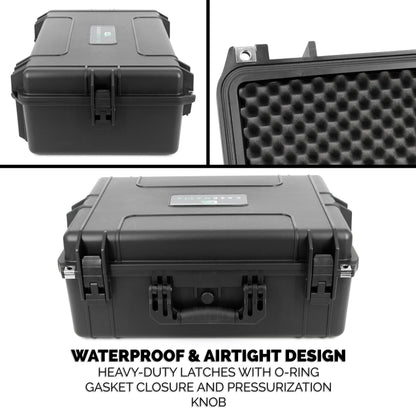 Custom Waterproof Case Compatible with Square Register POS System - Impact Resistant Foam Protection with Heavy Duty Latches & Padlock Holes