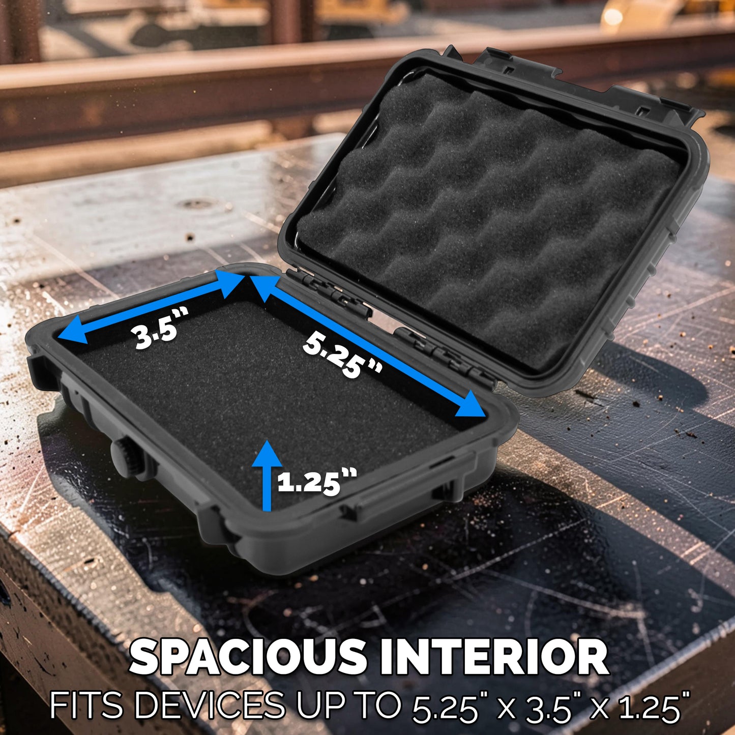 Waterproof Thermal Camera Case Compatible with FLIR C8, C5, C3 & C2 – Rugged Hard Shell Travel Storage with Custom Foam Fits Flir infrared Cameras