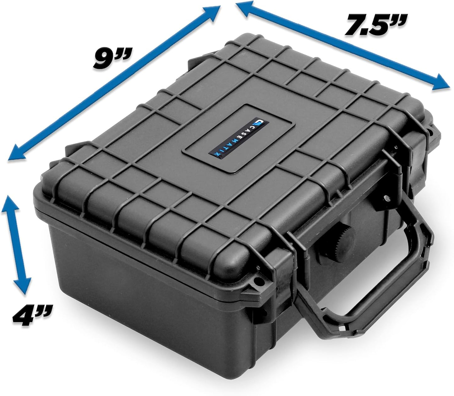 Hard Shell Microphone Travel Case Compatible with Shure SM58 and Other Handheld Vocal Microphones – Dual Mic Carrying Case for 2 Microphones