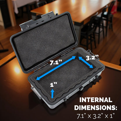 Hard Case Compatible with Square Handheld Credit Card Machine Point of Sale Card Reader, Durable Waterproof Travel Case for Portable POS Reader