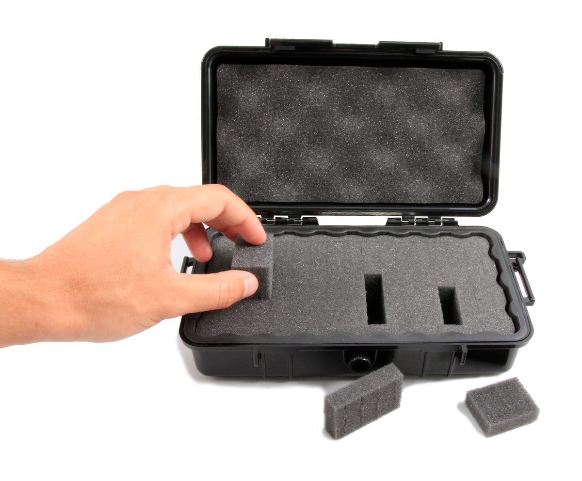 9.5" Waterproof Camera Case Compatible with Insta360 X6 Action Camera and Select Accessories in Customizable Foam