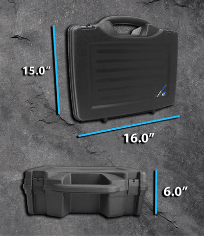 Diagnostic Tool Case Compatible with Fieldpiece SM482V SMAN Wireless Digital Refrigerant Manifold or Other Digital HVAC Gauges - Includes Case Only