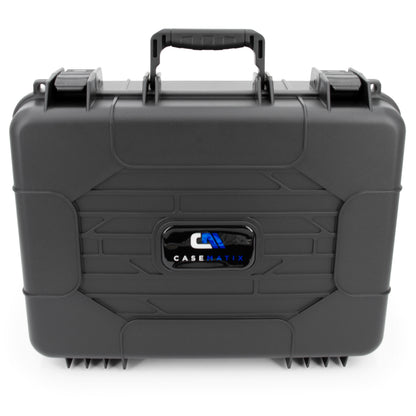 Travel-Ready Miniature Case with Hard Shell & Pluckable Foam – Fits Warhammer 40K, DND, RPG Minis, Large Units, Vehicles, and Figures