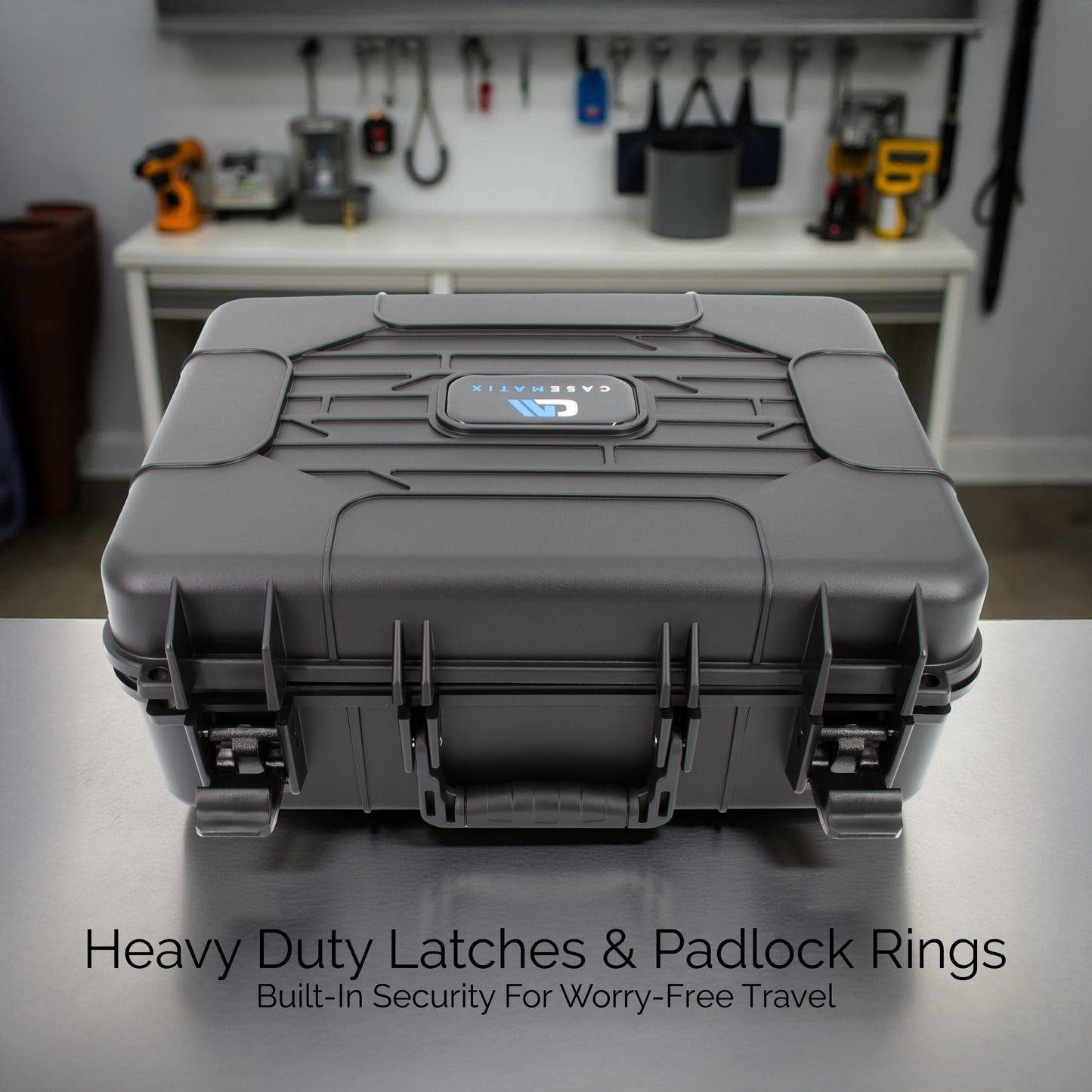 Hard Shell Projector Travel Case Compatible with BenQ TK710, AK700ST, TK700, AH30ST, AW30ST, LH600ST+, LW600ST+ and More With Customizable Foam