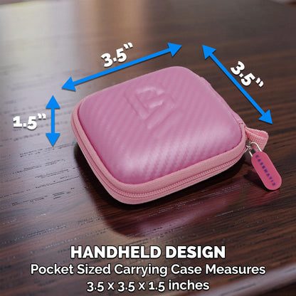 Carry Case Compatible with Mighty 3 Spotify & Amazon Music Player – Hard Shell Travel Case for Portable Offline Music Player with Accessory Pocket