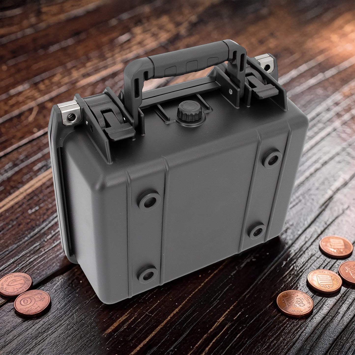 American Silver Eagle Coin Tube Storage Case – Waterproof IPX7 Airtight Coin Tube Holder for 9 Coin Rolls, Hard Shell Coin Collection Case