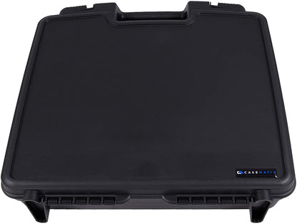 Hard Shell Miniature Storage Travel Case - 36 Figurine Miniature Organizer and Miniatures Carrying Case with Pluckable Foam Interior