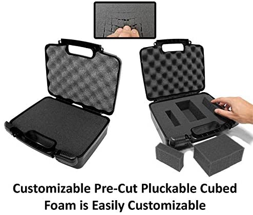 Recorder Hard Case Compatible with Tascam DP-008EX, DP-006 Digital Pocket Studio Multi Track Recorders, Adapter, Cables & Charger