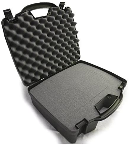 Drum Kit Microphone Travel Case Compatible with Kick Bass Drum Mic, Snare Tom Mic, Overhead Mic, Clamps for CAD, Shure, Samson & More