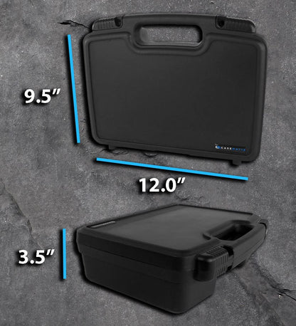 Studio Microphone Case Compatible with MV51 MVI MV88 MVL Microphones- Hard Shell Travel Case with Customizable Foam - Made in USA