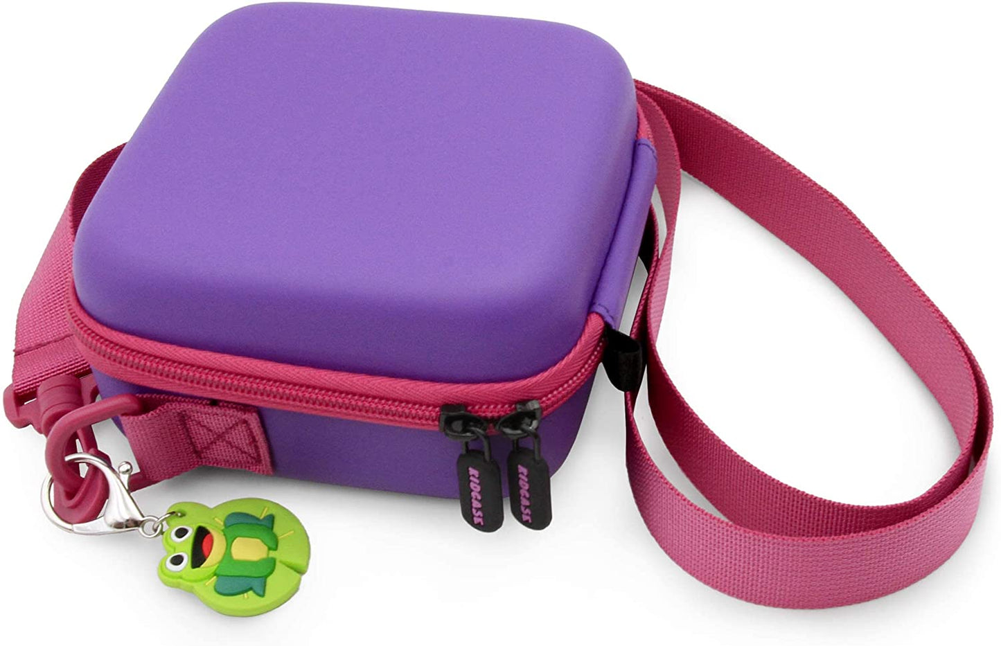 Travel Case Compatible with Cool Maker Shimmer Me Body Art Temporary Roll-on Glitter Tattoos Roller and Refills – Purple Case with Shoulder Strap