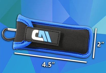 Harmonica Case with Belt Loop - Neoprene Protection for Hohner/Lee Oskar/Marine Band Harmonicas up to 4.25"