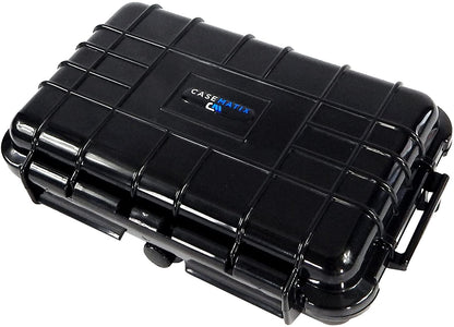 Waterproof Case for HP Sprocket Photo Printer - Crushproof Protection with Airtight Seal, Silicone Base & Foam Compartments - Case Only