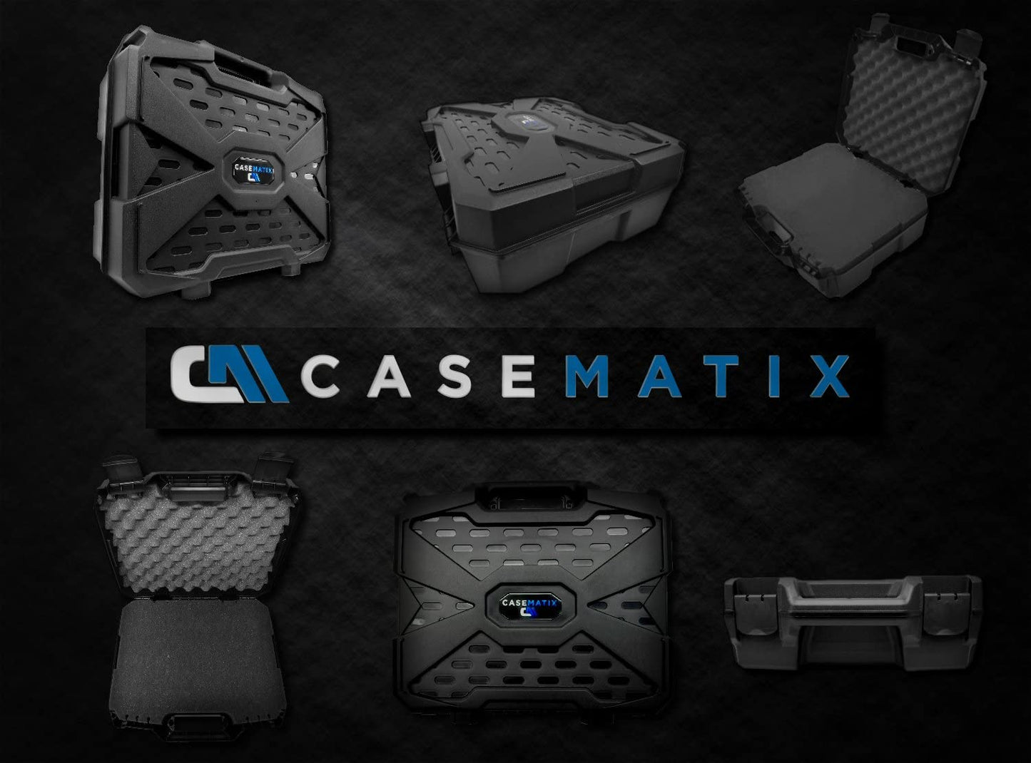 USB Microphone Hard Case Compatible with HyperX QuadCast/Blue Yeti X/Razer Seiren X - Hard Shell Protection with Tri-Layer Customizable Foam