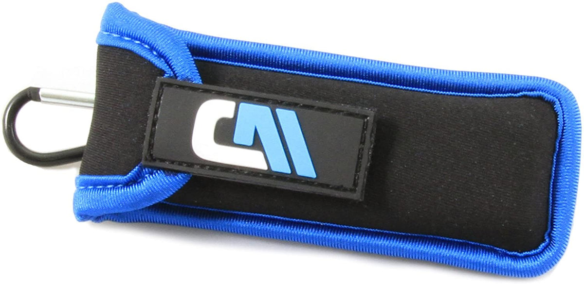 Swiss Army Knife Pouch with Belt Clip - Neoprene Protection for Victorinox and Other Foldable Knives up to 4" - Includes Carabiner