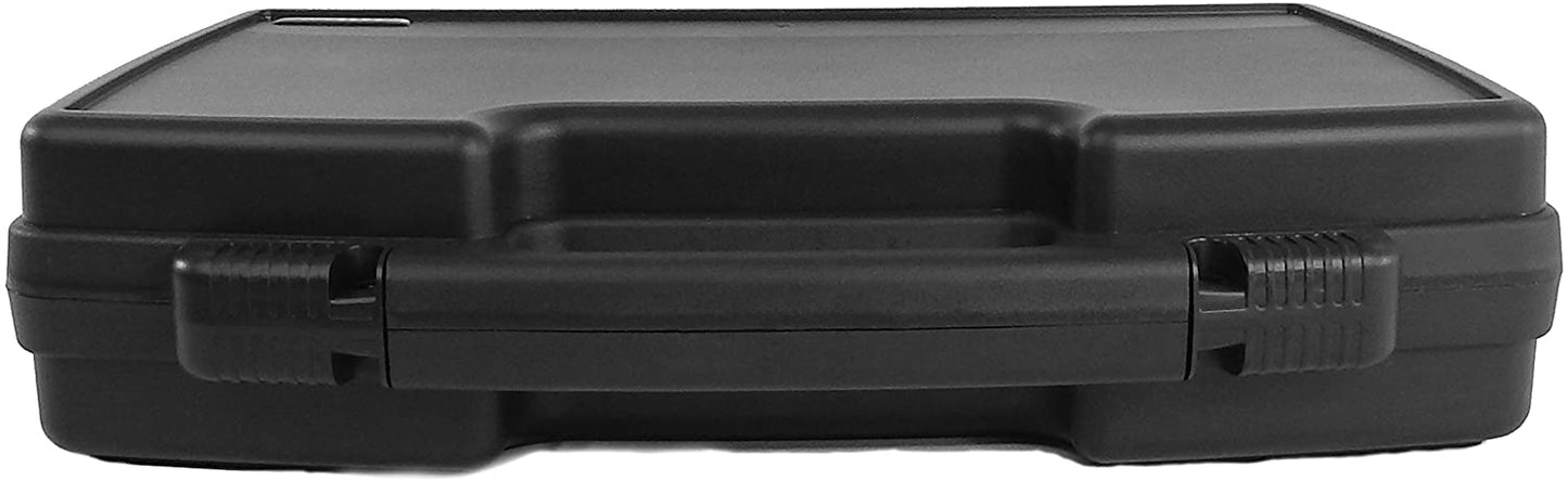 Hard Shell Miniature Storage Travel Case - 30 Figurine Miniature Organizer with Foam for Dungeons & Dragons, Warhammer 40K Minis and More!