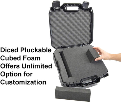 Projector Case Compatible with Optoma HD146X, HD28HDR, HD142X HD243X, HD141X, HD143X, HD28DSE, HD27, HD26 and More with Customizable Foam
