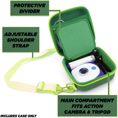 Video Camera Travel Case Compatible with Little Tikes Tobi 2 Director's Camera, Tripod and Charging Cable - Camera Case - Case Only