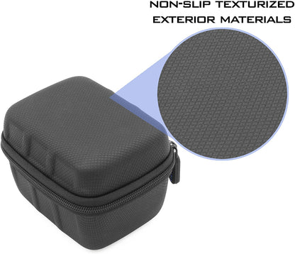 CO2 Cartridge Case Compatible with 16x 12g/8g/16g Cartridges - Hard Shell EVA Protection with Metal Carabiner - for BB Gun and Airsoft Pistols